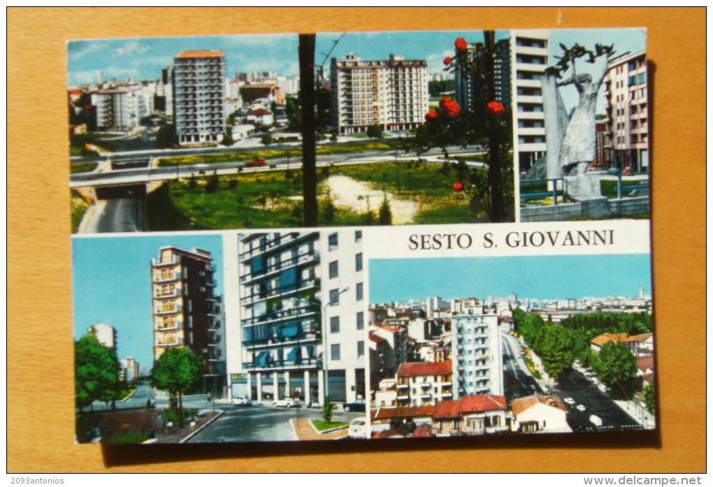 CARTOLINA Di SALUTI DA SESTO SAN GIOVANNI VIAGGIATA   A9965 - Sesto San Giovanni