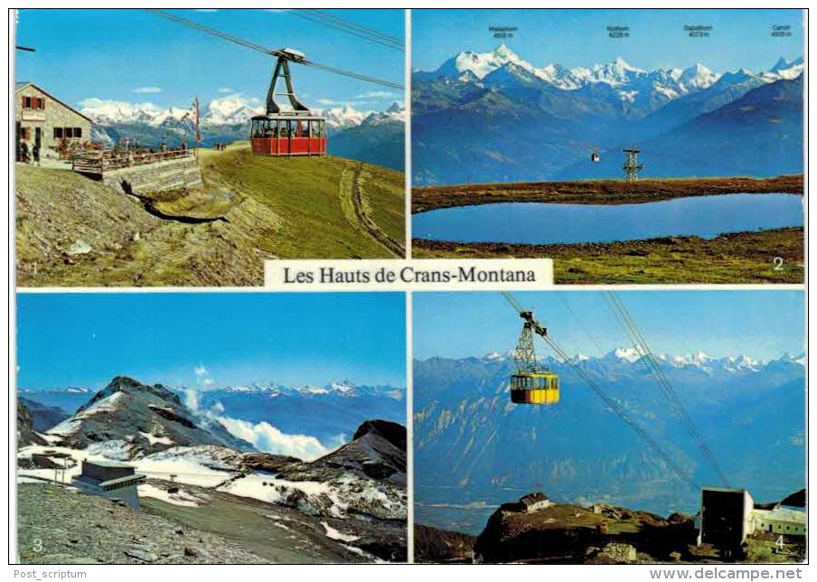 Suisse - Les Hauts De Crans Montana 10154 - Téléphérique - Crans-Montana