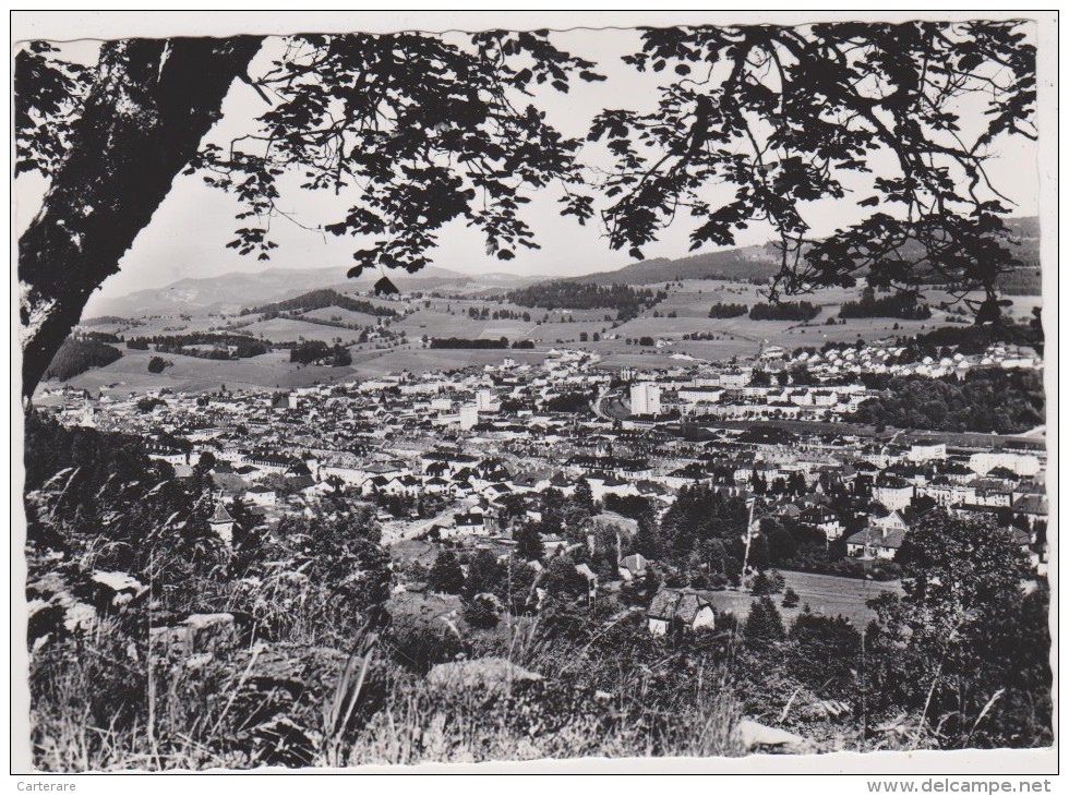 SUISSE,SWITZERLAND,SWISS, HELVETIA,SCHWEIZ ,SVIZZERA,NEUCHATEL,la Chaux De Fonds En 1960,vue Aerienne - La Chaux-de-Fonds