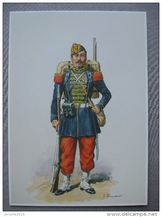 Dessin D´un Soldat D´infanterie 1870 - Documents