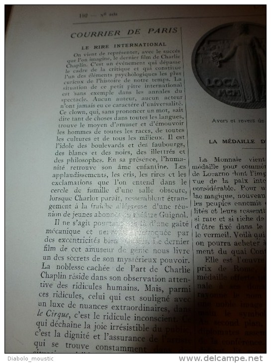 1928 Aviateurs;HERBERT'Wharf;La torpille postale 360kmH;Le VIEUX PARIS;Défilé Opéra;Les courses de lévriers;Ch.Chaplin