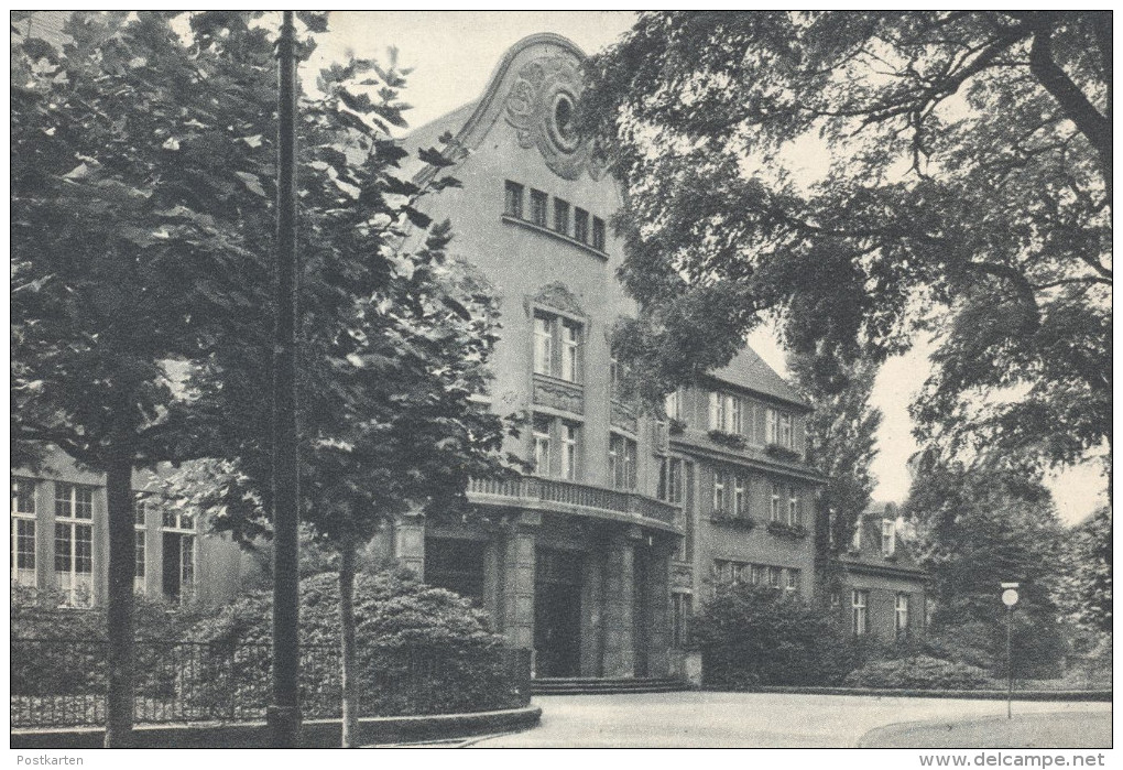 ALTE POSTKARTE LEVERKUSEN WIESDORF BAYER KASINO DRUCK I.G. FARBEN AG GESCHWÄRZT Cpa Postcard AK Ansichtskarte - Leverkusen