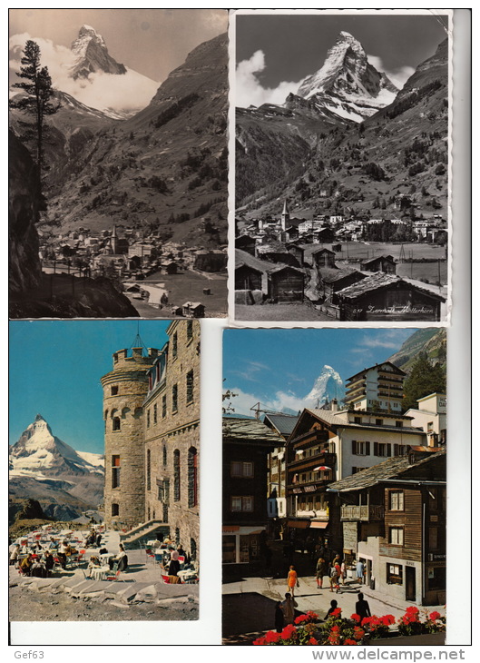 Zermatt, Matterhorn / Cervin, Gornergrat - Lot de 31 cartes postale