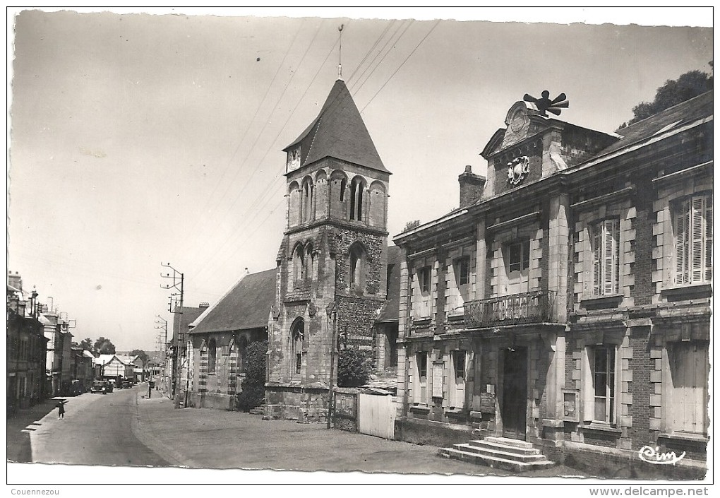 S 405  MONTFORT SUR RISLE  EGLISE ET MAIRIE - Autres & Non Classés