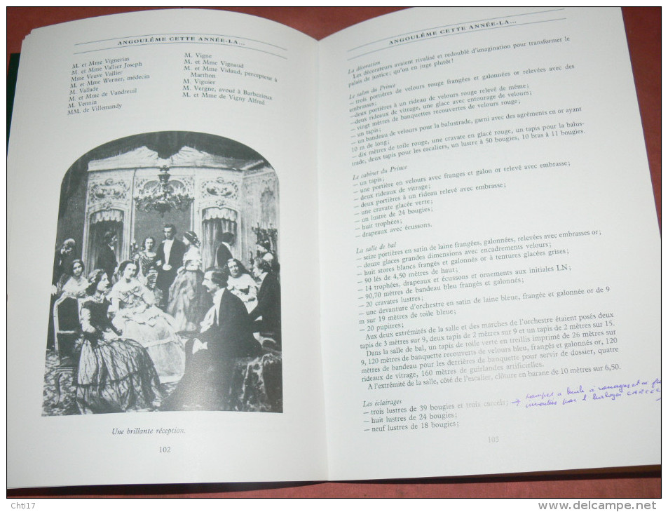 ANGOULEME " 1852 " OU ANGOULEME CETTE ANNEE LA  / ARCHIVES MUNICIPALES ET DEPARTEMENTALES