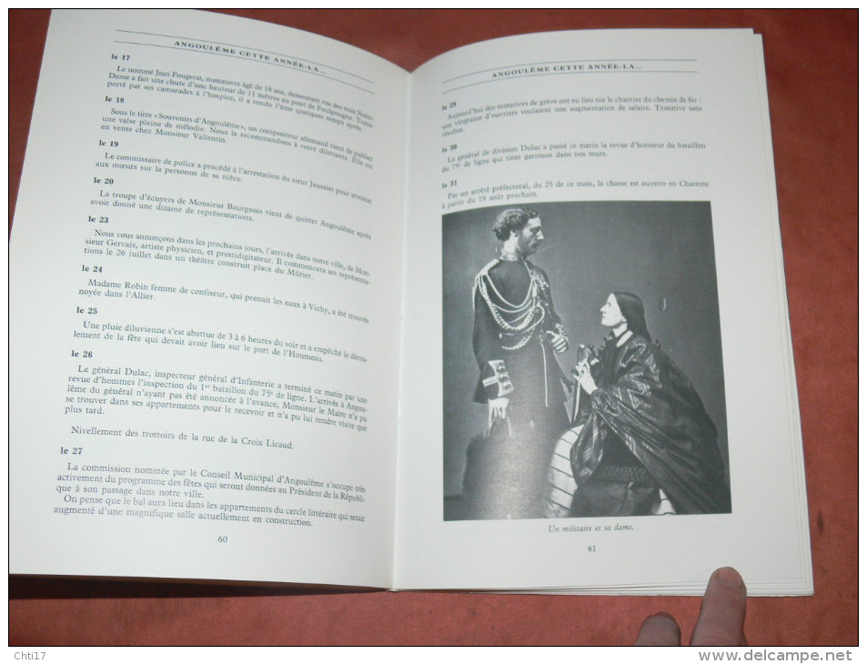 ANGOULEME " 1852 " OU ANGOULEME CETTE ANNEE LA  / ARCHIVES MUNICIPALES ET DEPARTEMENTALES
