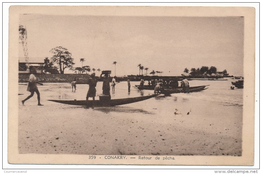 CPSM - GUINEE - CONAKRY - Retour De Pêche - Guinea Francese