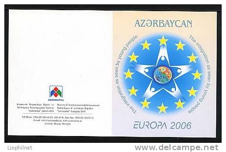 AZERBAIDJAN 2006, INTEGRATION, Carnet De 2 Paires, Neuf. R1698 - 2006