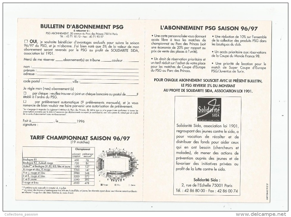 Carte 4 Volets  , Sport , Football , PSC , Cette Victoire Est Celle De L'amitié Et De La Solidarité , Bernard LAMA - Soccer