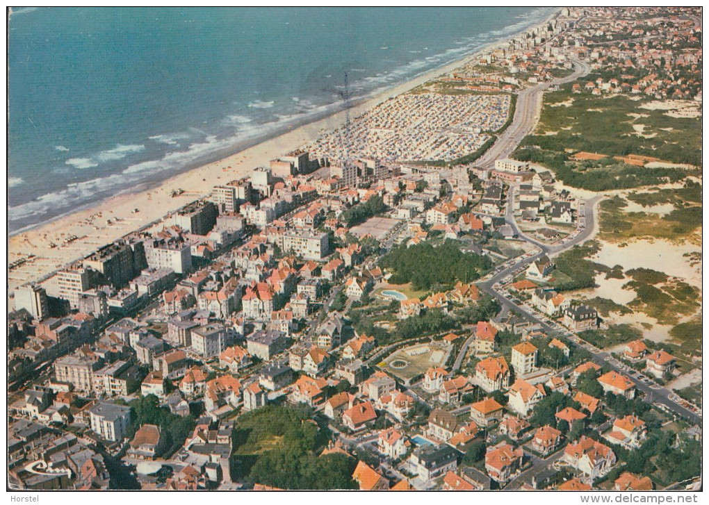 Belgien - De Panne - Beach - Aerial View - Luftbild - Nice Stamp - De Panne