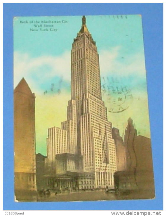 Bank Of The Manhattan Co. Wall Street New York City - Manhattan