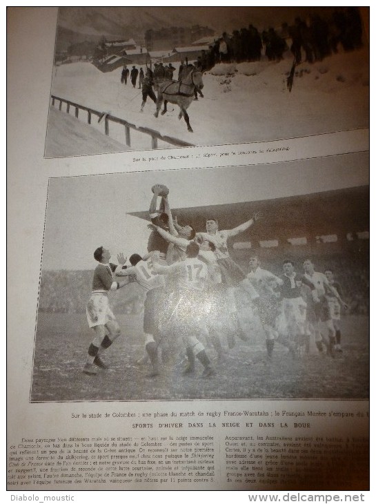 1928 ITALIE;Glozel;LOIRE et paysages;Ecriteau Têtes coupées des chauffards en CHINE;Société des SERINS-CHANTEURS;Rugby