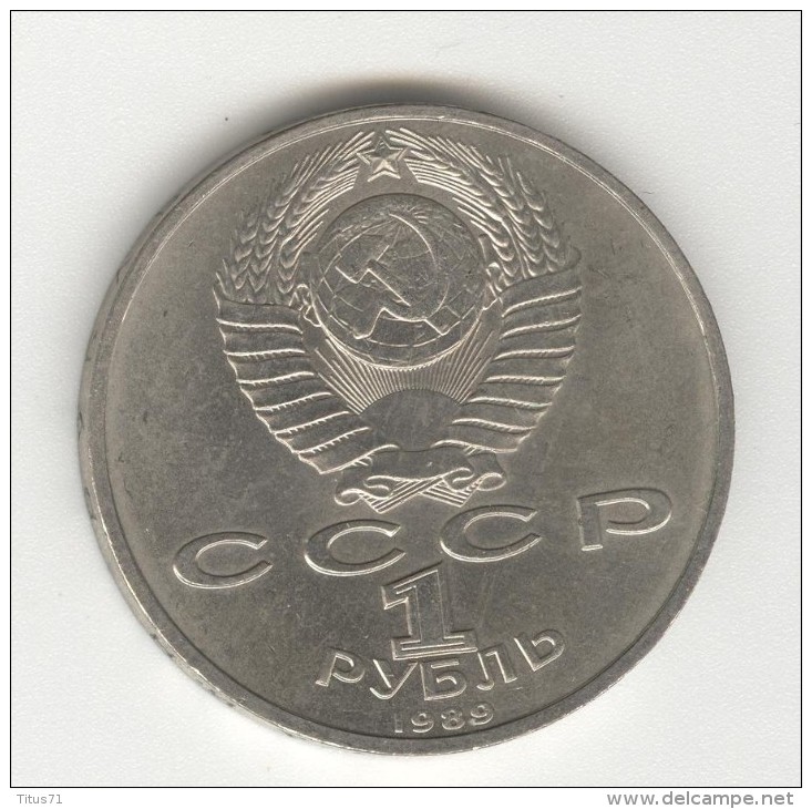 1 Rouble CC Russie / Russia  "Moussorgski" 1989 - Russie