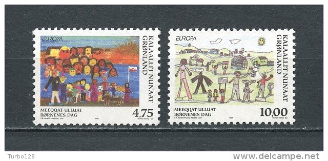 GROENLAND 1998  N° 302/303 **  Neufs = MNH Superbes  Cote 6.25 €  EUROPA Festivals Enfants Children - Nuevos