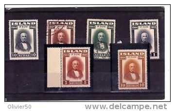 Islande (1944)  - "Proclamation De La République" **/*/oblit - Unused Stamps