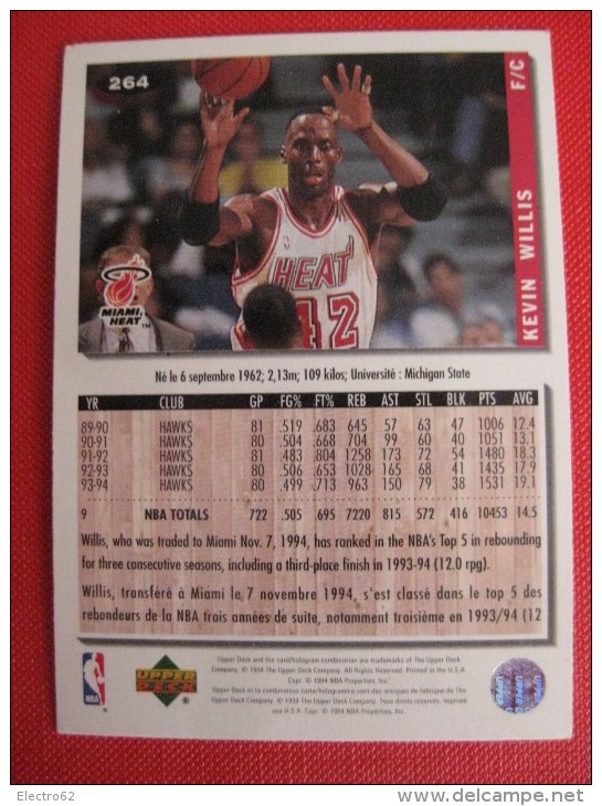 14 cartes basket UPPER D-E-C-K, NBA Collector´s Choice, séries 2-94-95