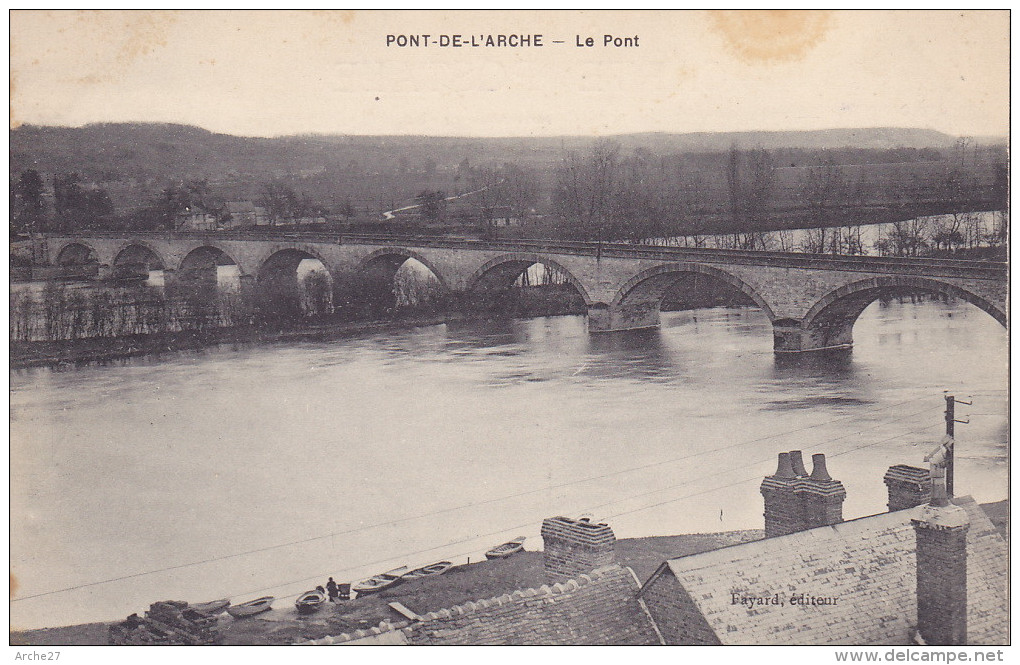 CPA - 27 PONT DE L'ARCHE - Le Pont - Pont-de-l'Arche