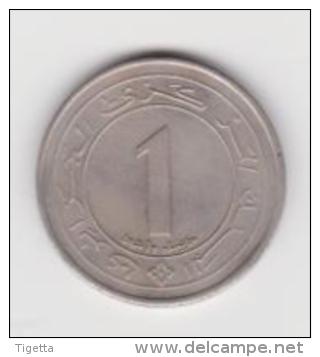 ALGERIA  1 DINAR 1987 - Algeria