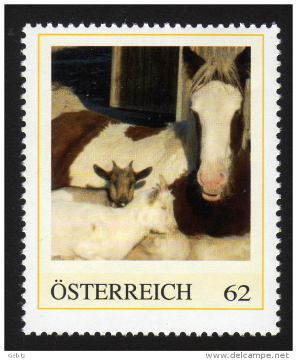 ÖSTERREICH 2013 ** Pferd & Ziege, Horse & Goat - PM Personalized Stamp MNH - Persoonlijke Postzegels