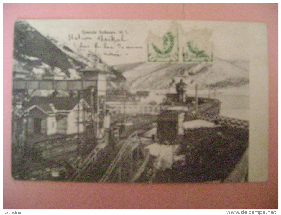 CP RUSSIE - STATION BAIKAL - ECRITE EN 1908 - Russie