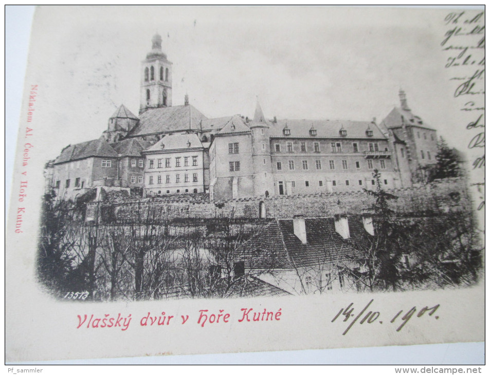 AK 1901 Österreich / Tschechien. Vlassky Dvur V Hore Kutne. Kutna Hora / Kuttenberg. Burg / Schloß - Czech Republic