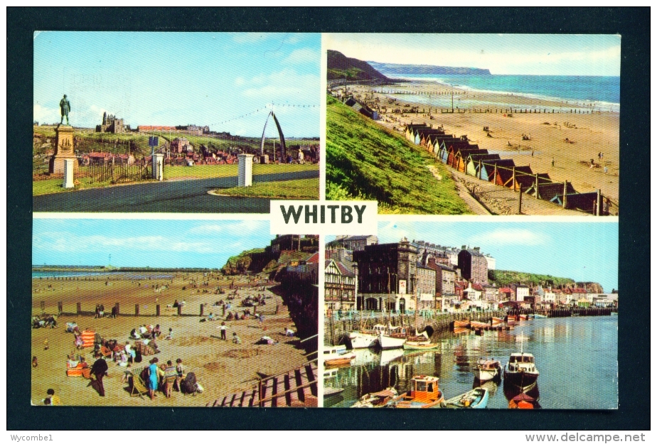ENGLAND  -  Whitby  Multi View  Unused Postcard As Scan - Whitby