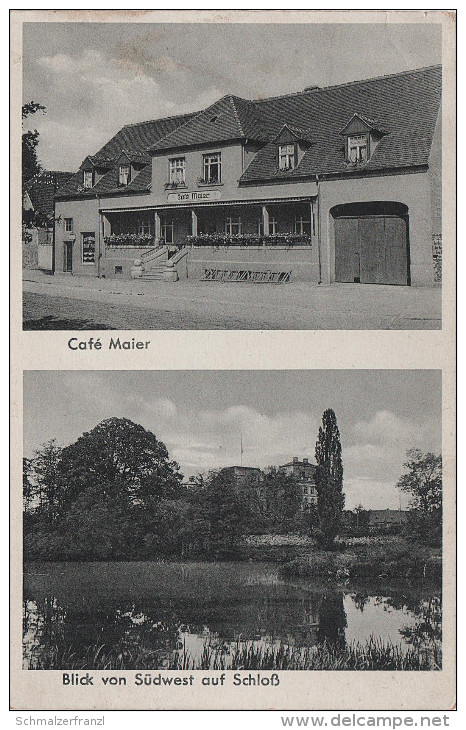 AK Restaurant Cafe Maier Gasthaus Dornburg Elbe Schloss Bei Schönebeck Gommern Zerbst Magdeburg - Gommern