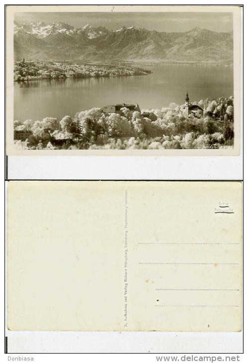 Starnberg. Postcard B/w Cm 9x14. - Starnberg