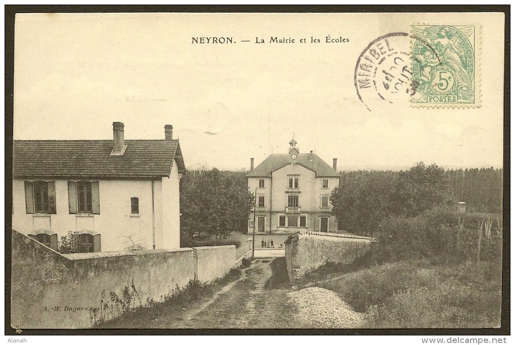 NEYRON Rare La Mairie Et Les Ecoles (AM) Ain (01) - Unclassified