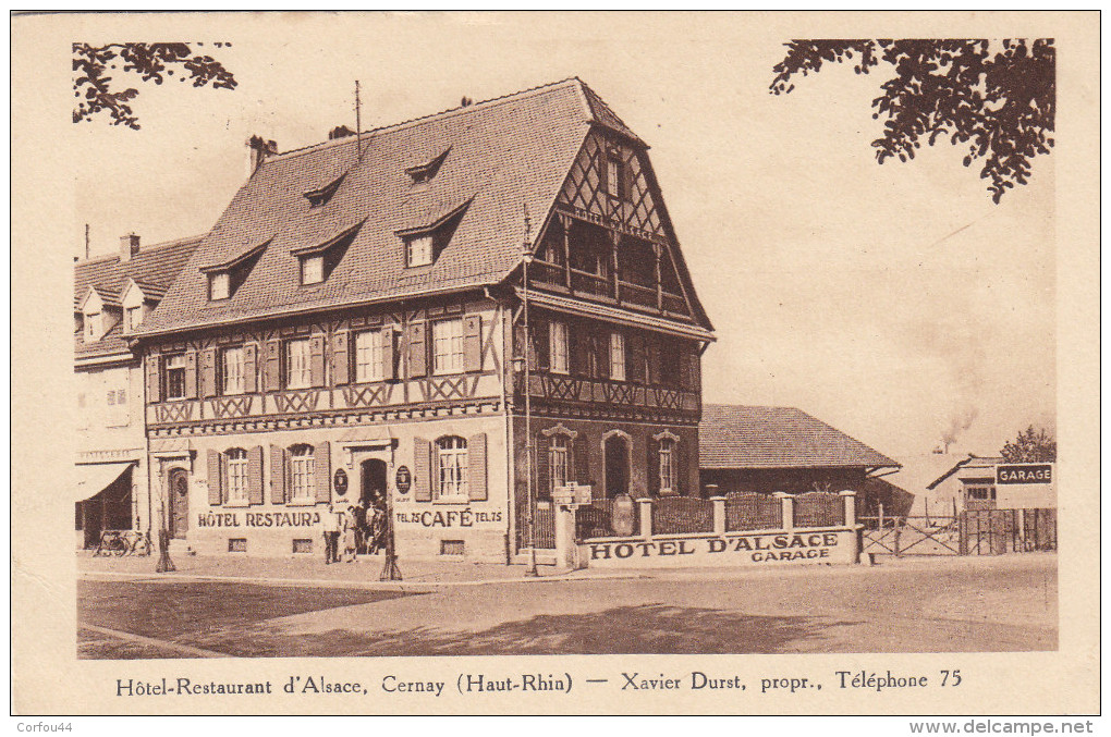 CERNAY : Hôtel Restaurant D'Alsace (1) - DURST - Cernay