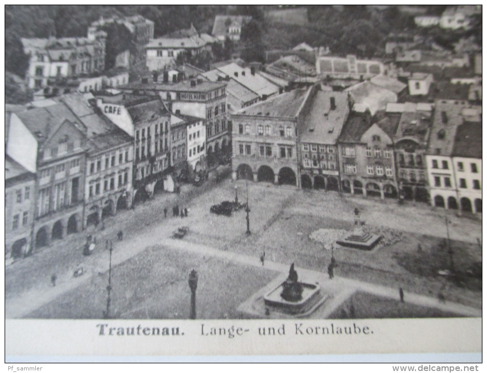 AK / Fotokarte 1929 Österreich / Sudeten. Trautenau. Lange- Und Kornlaube. A. Grohman - Sudeten