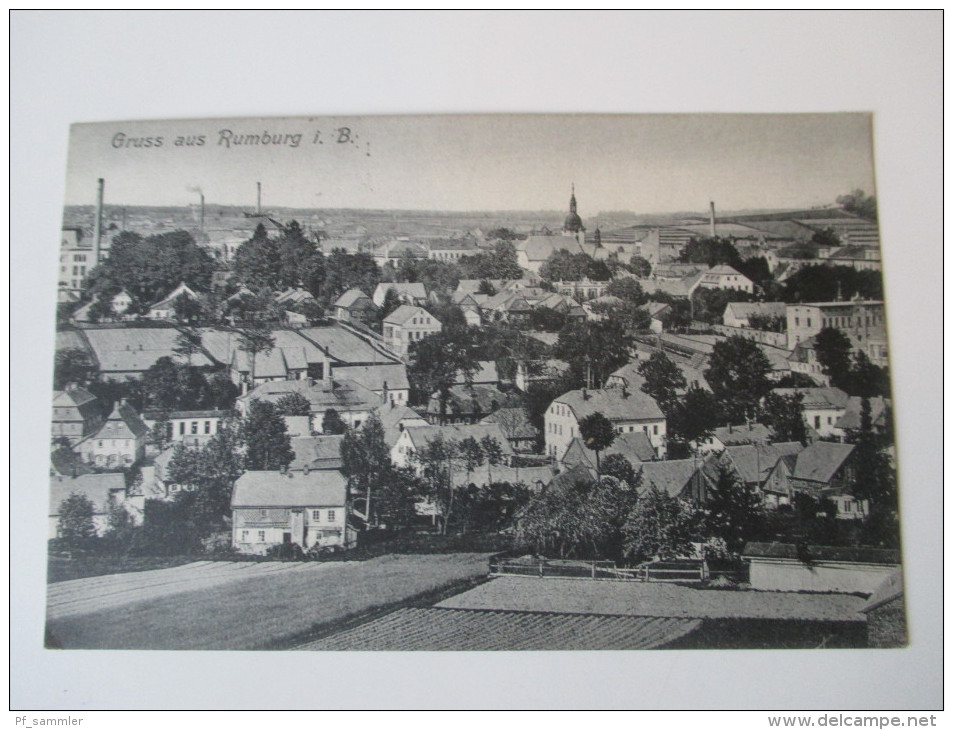 AK 1912 Österreich / Tschechien / Sudeten. Gruss Aus Rumburg I. Böhmen. Panorama. Verlag H. Richter, Zittau - Sudeten