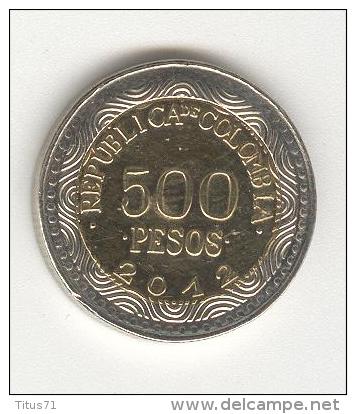 500 Pesos Colombie "Rana De Cristal" 2012 Bi-métallique / Bimetalic UNC - Colombia