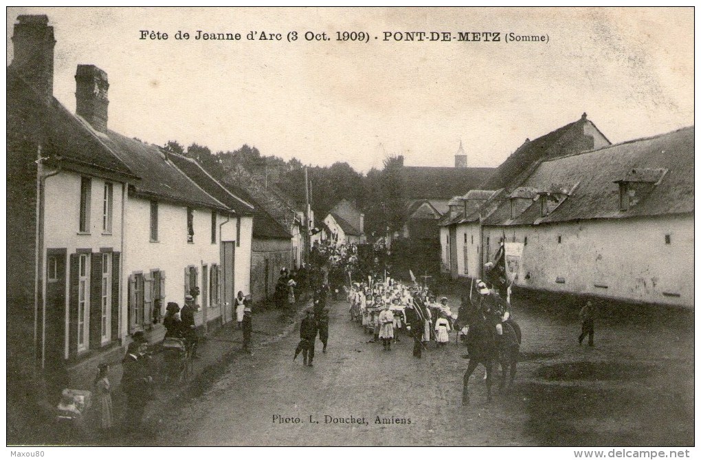 Fête De Jeanne D'Arc - (3 Oct.1909) - PONT DE METZ - - Altri & Non Classificati