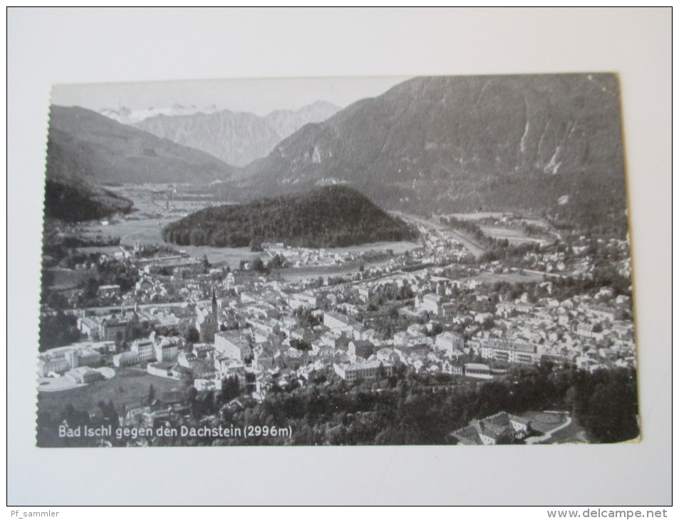 AK 1934 Österreich. Bad Ischl Gegen Den Dachstein 2996m. Hochland Kunstdruckkarte - Bad Ischl