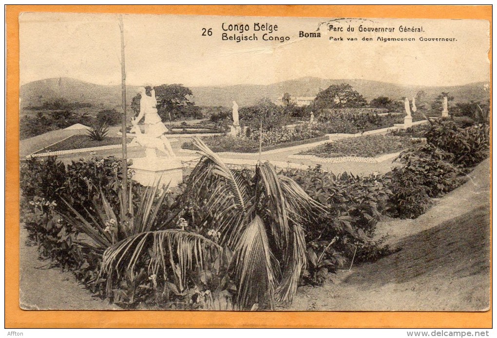 Boma Belgian Congo 1918 Postcard - Covers & Documents
