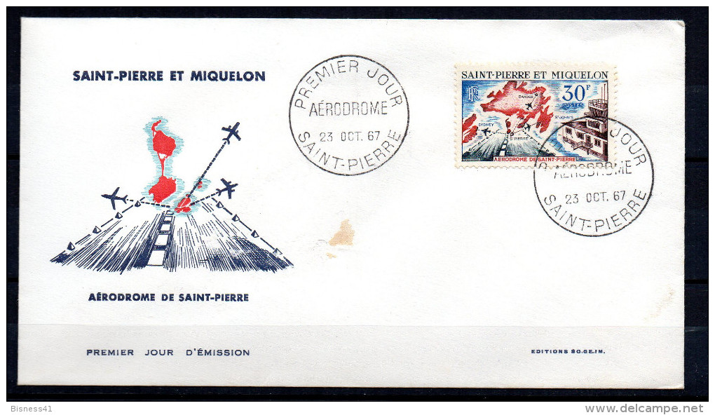 SPM Saint Pierre Et Miquelon Lettre Avec N° 376 Oblitéré St Pierre 1er Jour FDC - Lettres & Documents