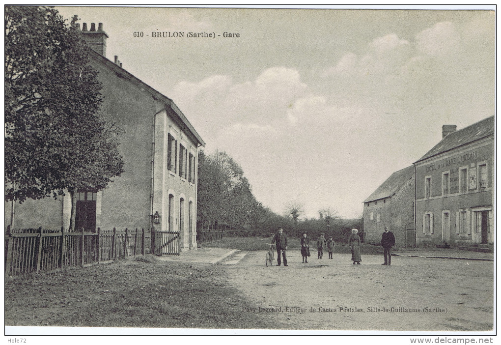 72 - Brûlon (Sarthe) - Gare - Brulon