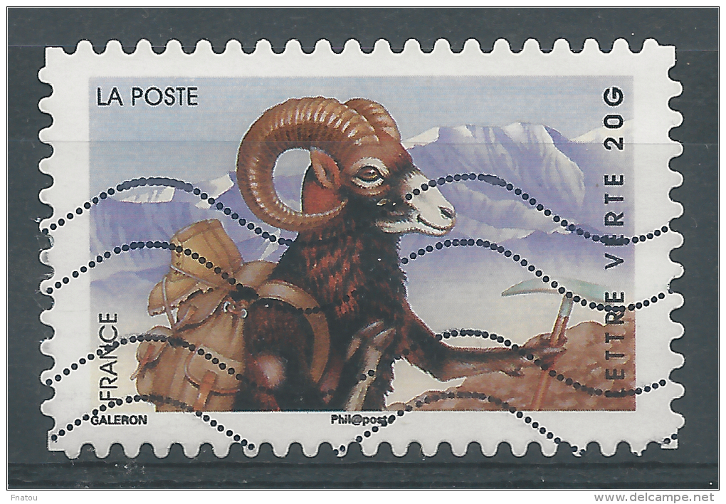 France, Holiday : Mouflon Climbing, 2014, VFU - Used Stamps