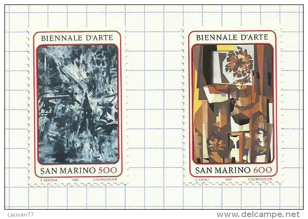 Saint-Marin N°1164, 1165 Neufs Avec Charnière Côte 2.75 Euros - Unused Stamps