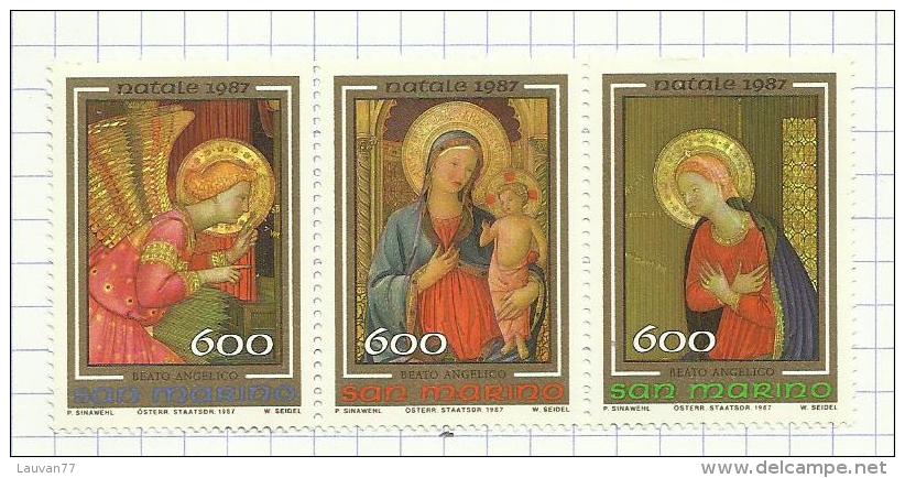 Saint-Marin N°1171 à 1173 Neufs Avec Charnière Côte 9 Euros - Unused Stamps