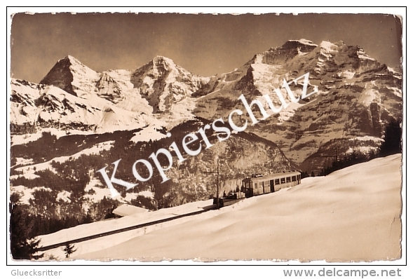 Bergbahn Grütsch - Mürren  1953   (z1861) - Mürren