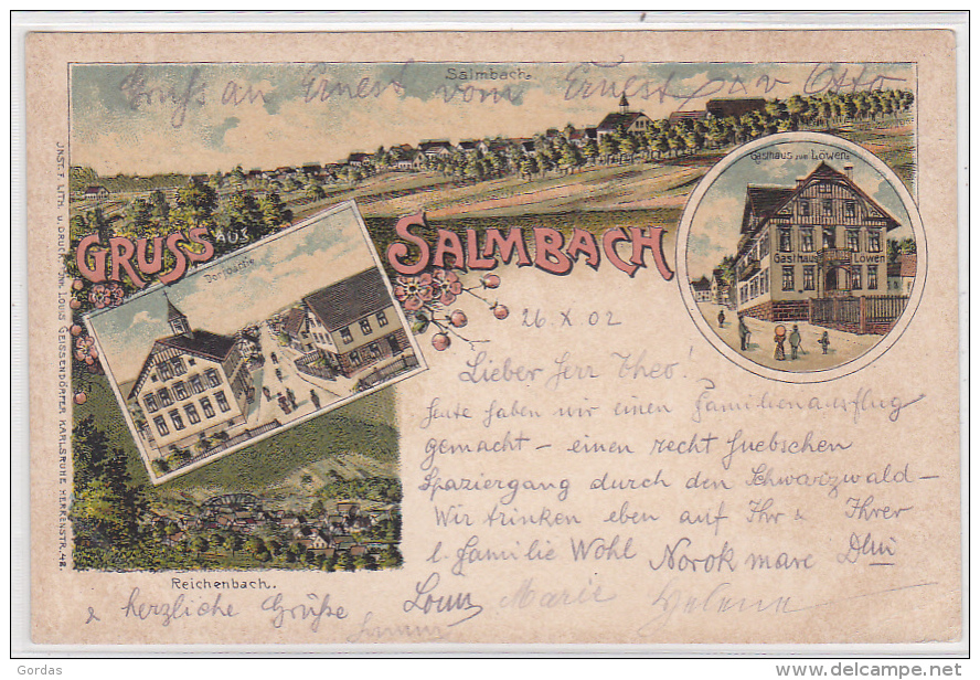 France - Gruss Aus Salmbach - Lauterbourg