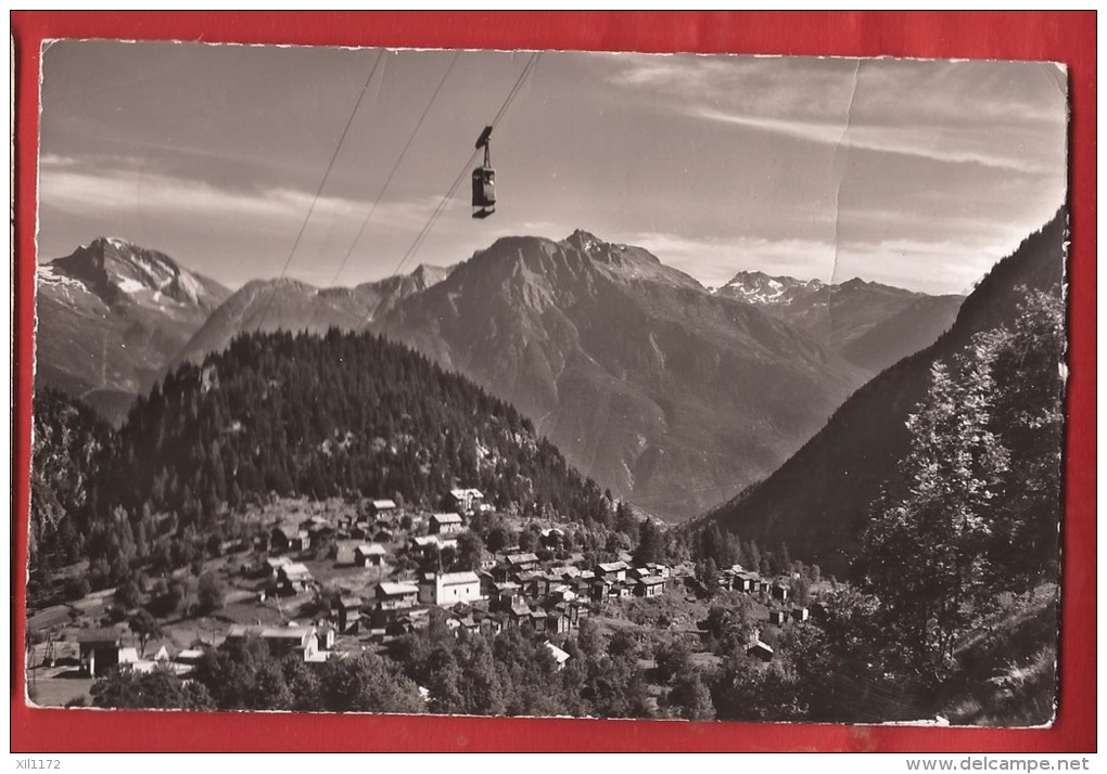 DVS -11  Blatten Ob Naters  Seilbahn Blatten - Belalp. Léger Pli, Circulé En 1959 - Blatten