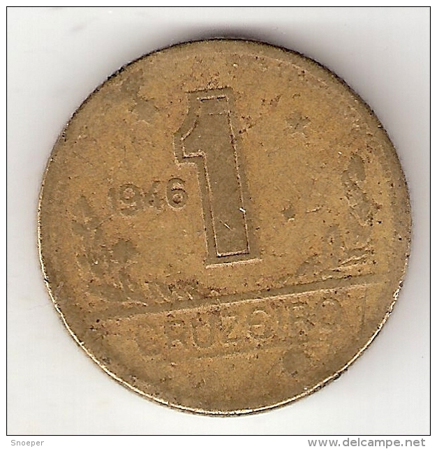 *brazil  1  Cruzerio  1946  Km  558  Vf - Brésil