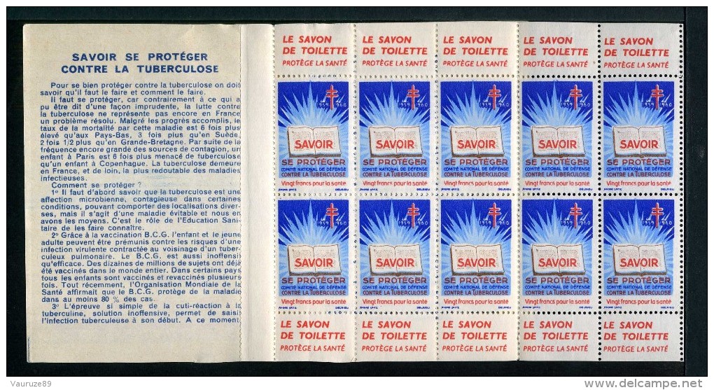 Carnet De 1959  - Tuberculose - Antituberculeux - PUB SAVON - BCG - Docteur BERNARD - Lait Vache étable - Antituberculeux