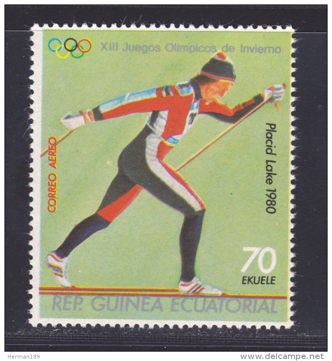 GUINEE EQUATORIALE AERIENS N°  109  (1 Val.) ** MNH Neuf Sans Charnière, TB, Jeux Olympiques, Sports - Äquatorial-Guinea