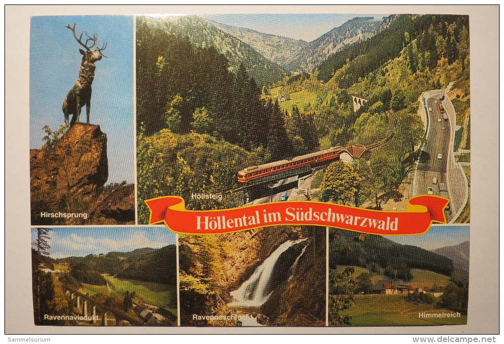 (6/1/97) AK "Höllental" Im Südschwarzwald, Mehrbildkarte Mit 5 Ansichten - Höllental