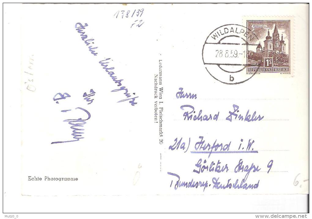 AK 0027  Wildalpen Mit Hochkar - Verlag Ledermann Um 1959 - Wildalpen