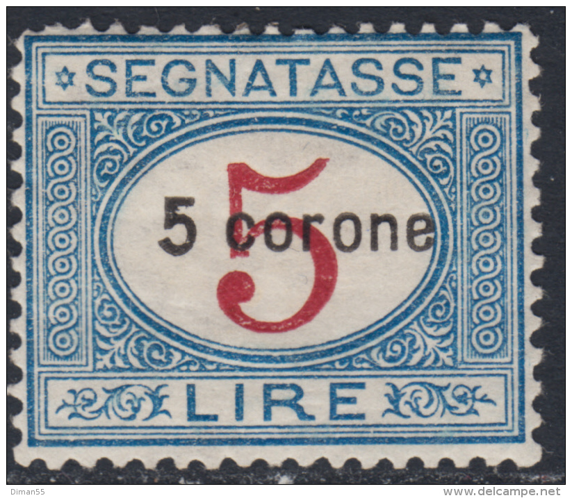 Italia - 1919 Dalmazia -  Tax N.4 - Cv 220 Euro - Con CERTIFICATO Ottima Centratura - MH* - Linguellato - Dalmatië